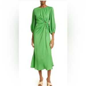 FARM Rio Vibrant Green Midi Dress